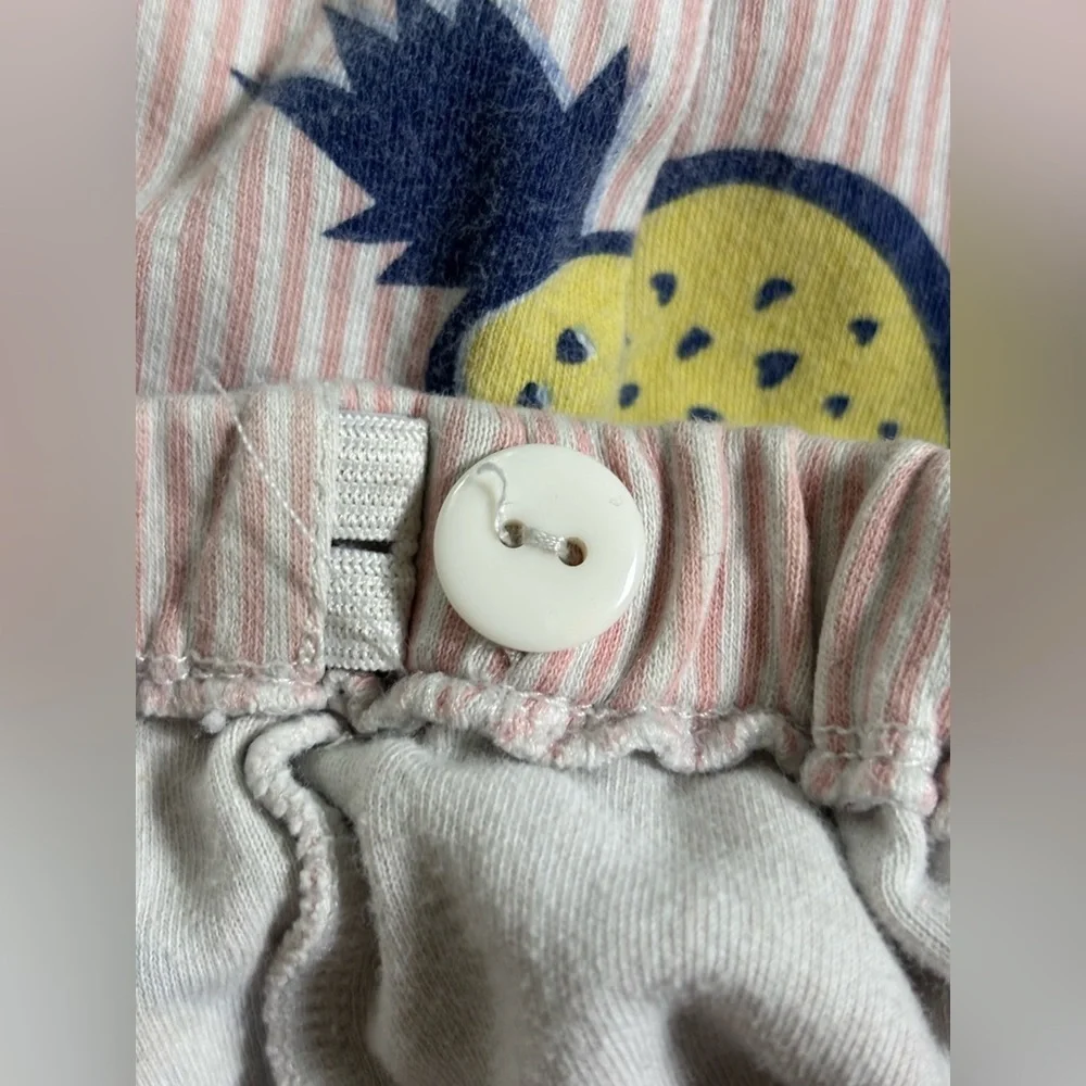 Women's Maternity Pineapple Striped Top and Pant Set